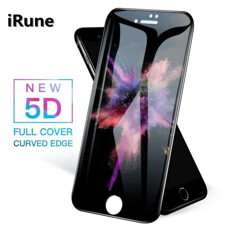 

5D Full Cover Screen Protector For iPhone 6 6s 7 Tempered Glass For iPhone 8 7 6 6S X Glass Film