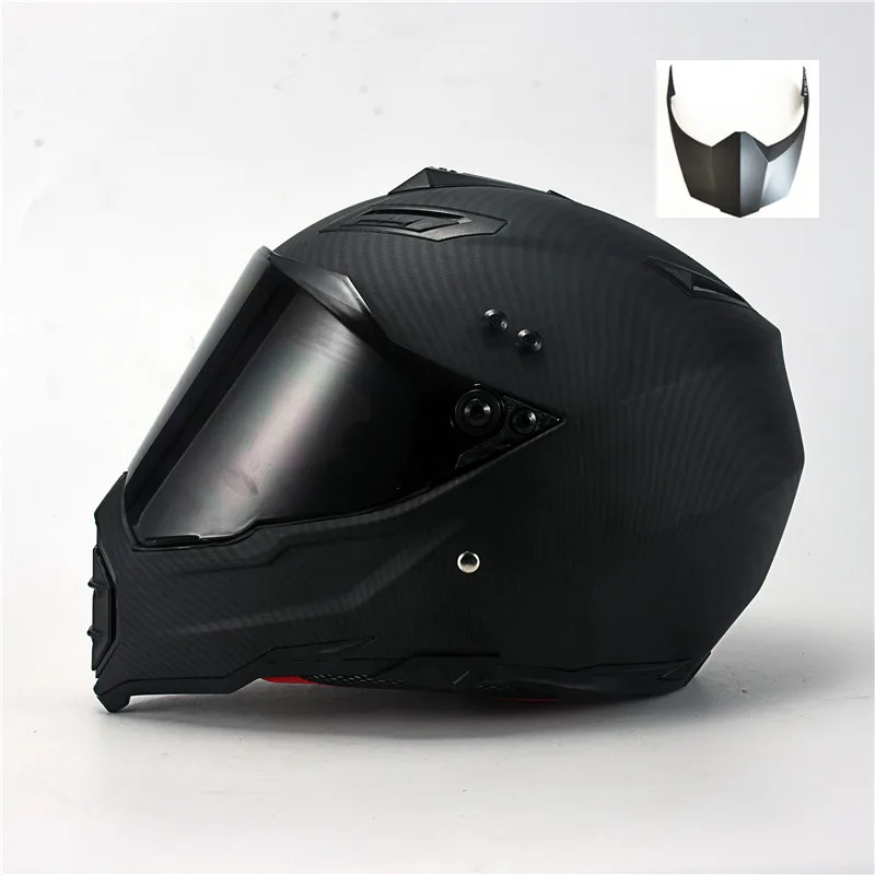 padded motorcycle glasses New Motorcycle Helmet Men Full Face Helmet Moto Riding ABS Material Adventure Motocross Helmet Motorbike DOT Certification# Electric Helmet Motorcycle Helmets & Protective Gear