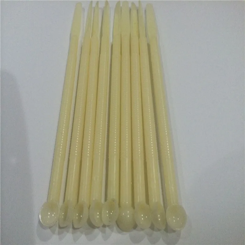 

10PCS Dental Lab Plastic White Ceramic Powder OP Powder Mixing Stick Plastic Spoon