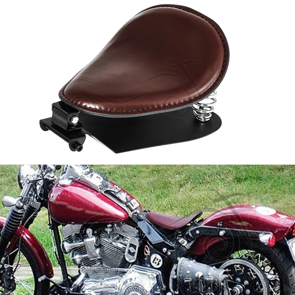 Мотоцикл драйвер Solo Seat& Baseplate& пружины& Кронштейн для Harley Sportster 48 72 Iron XL 883 1200