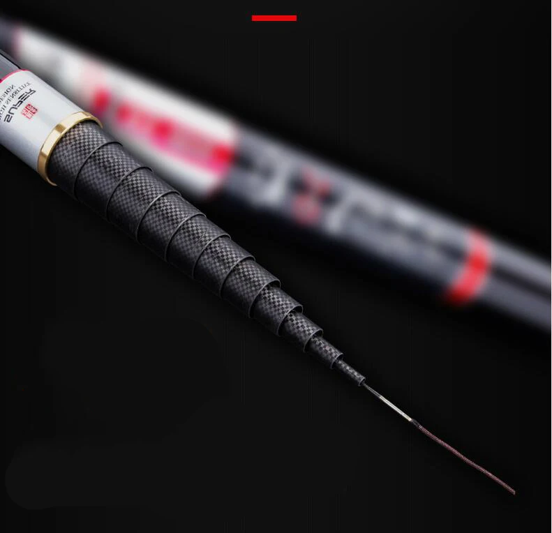 Longo e Difícil Vara de Mão Vara de Pesca de Alto Super Poder Lago Córrego Pólo Carpa Carbono Ultra Light Pesca Spinning Rod Mar Oceano Olta Rio 4 Super Longo e Difícil Vara de Mão