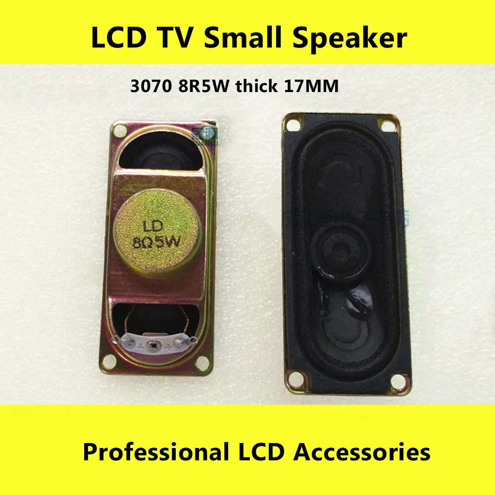 

LCD Monitor / TV Speaker Small Speaker Speaker 3070 8 Europe 5W 5W8R 30X70MM