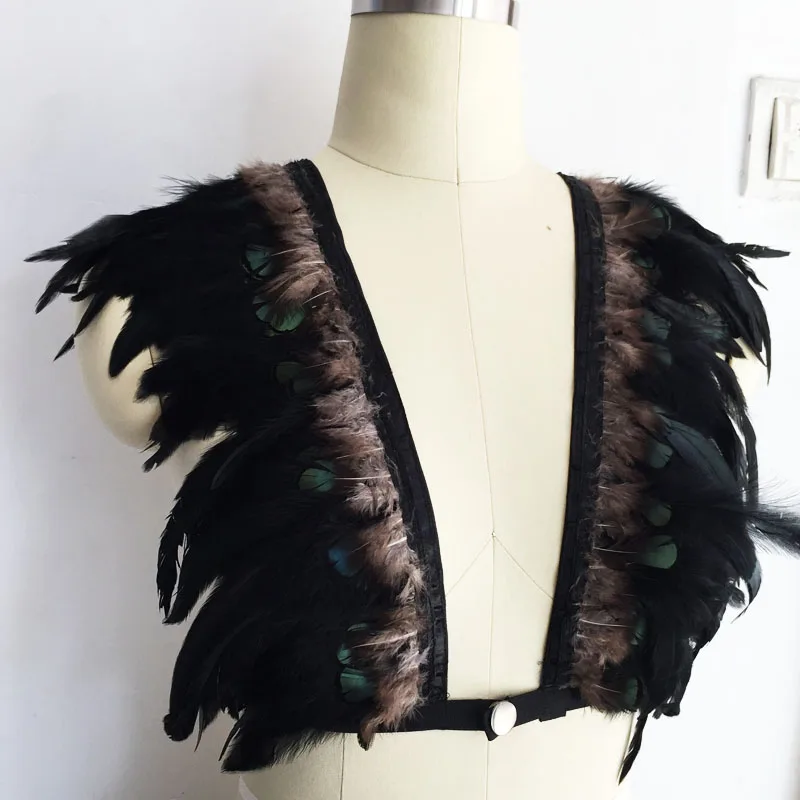 feather bralette top