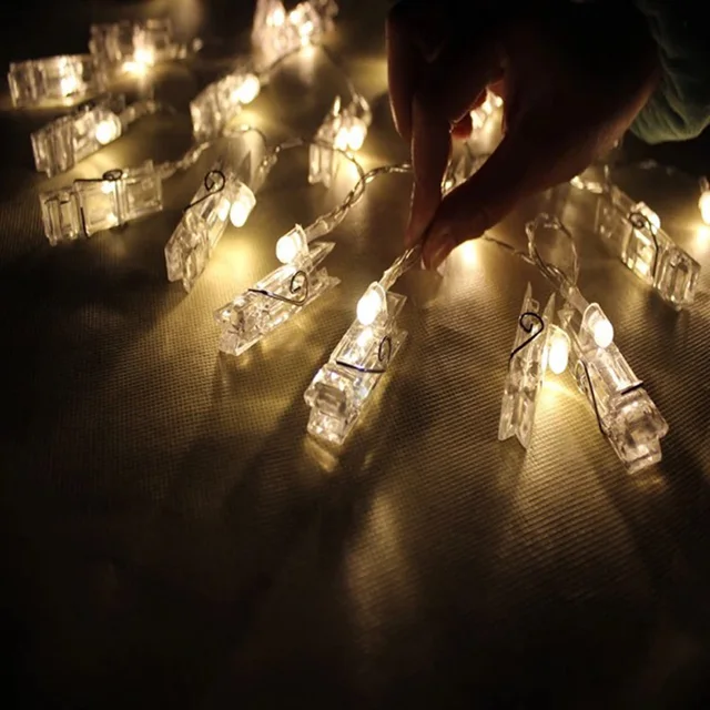 Mini String Lights Adorable 60M Mini 600 Led 60xAA Battery Card Photo Clip String Lights Christmas Mini String Lights Adorable 60M Mini 600 Led 60xAA Battery Card Photo Clip String Lights Christmas
