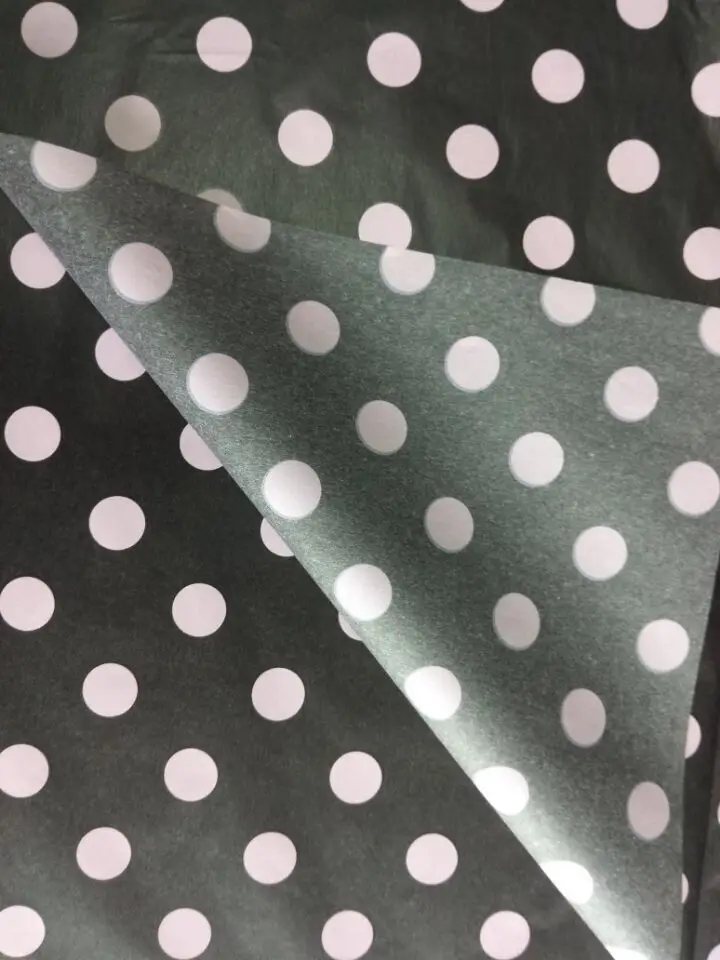 pink and black wrapping paper