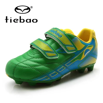

Tiebao Campus Football Shoes Children Kids Football Boots Soccer Shoes Outdoor Grass AG Soccer Parent-Kid Shoes EU28-36