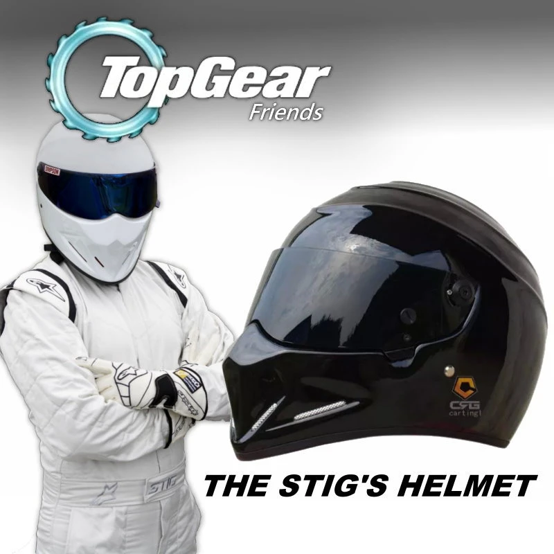 For TopGear The STIG Helmet / TG Collectable / as SIMPSON Pig / Motorcycle  Helmet / Black Stig's Black Helmet with Black Visor - AliExpress  Automobiles \u0026 Motorcycles