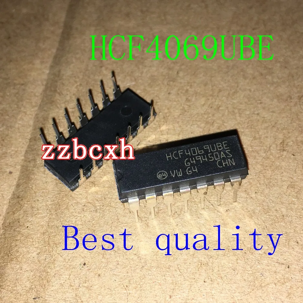 

10 шт./лот новый оригинальный HCF4069UBE DIP-14