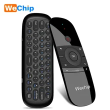 WeChip W1 2,4G Air Мышь Беспроводной клавиатура 6-осевой Чувство движения ИК интеллектуальный пульт дистанционного управления Управление USB приемник для смарт-ТВ Android ТВ коробка