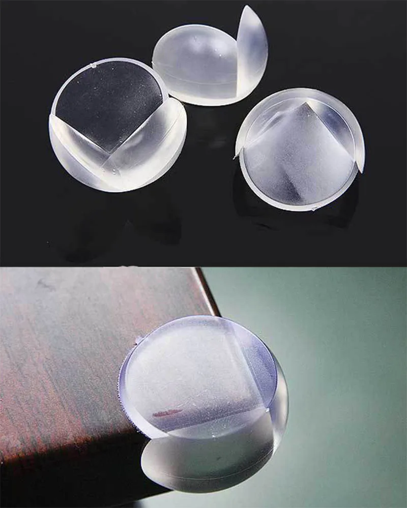 

4/10Pcs Child Baby Safety Silicone Protector Table Corner Edge Protection Cover Children Anticollision Edge & Guards