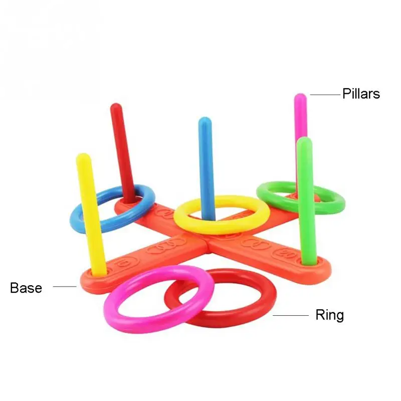 Baby Stacking Rings Children Ring Toss Cast Throw Circle Set Toys Kids