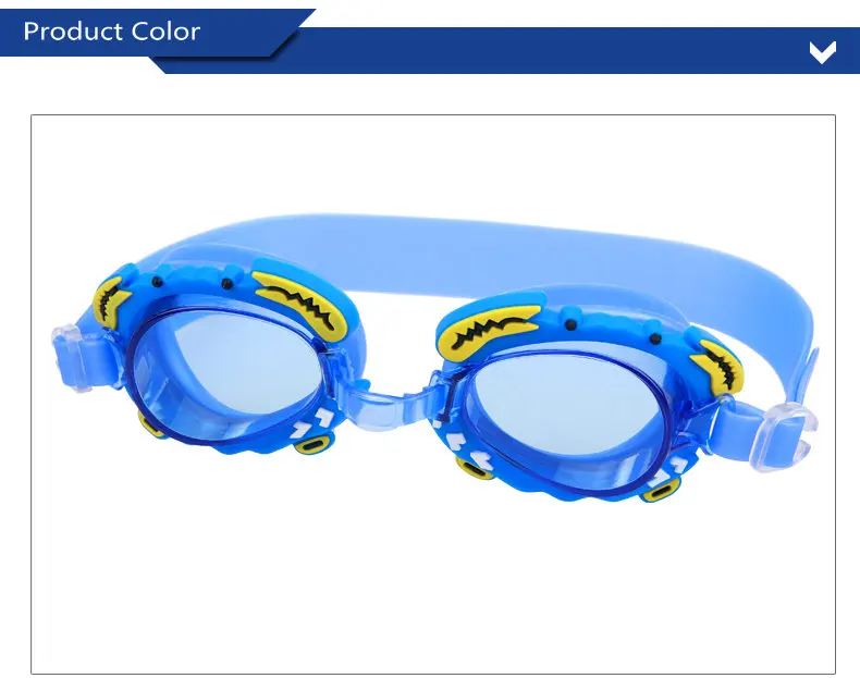 Детские профессиональные очки для плавания, водонепроницаемые анти-противотуманные УФ-защитные очки для плавания для мальчиков и девочек, детские Мультяшные очки для бассейна