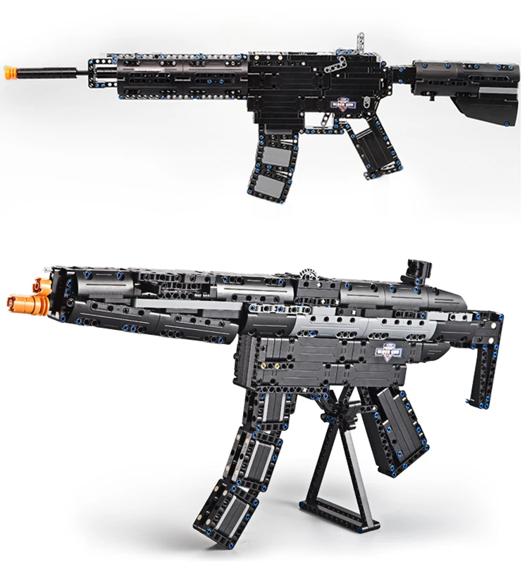 Игрушечный строительный блок M4A1 621 шт. пневматические пистолеты для страйкбола и