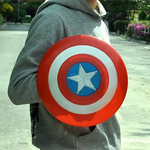 Marvel Super Hero серия Мстители Капитан Америка 1:1 щит со светодиодной подсветкой и