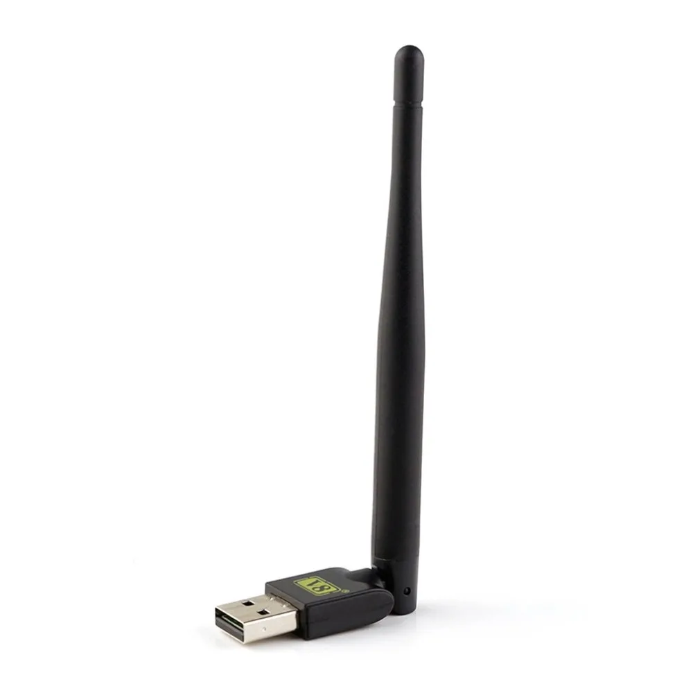 FREESAT  TV mini wireless USB WiFi adapter with Antenna For V7 V8 Series Digital Satellite smart tv  android smart TV box