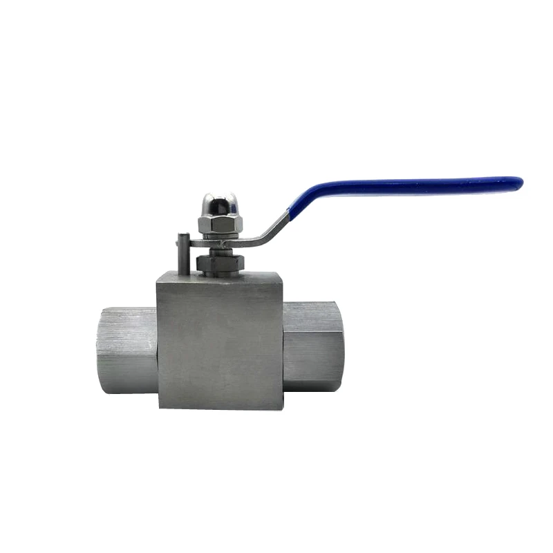 Stainless Steel 304 Hydraulic High Pressure Ball Valve 1/4" 3/8" 1/2" 3