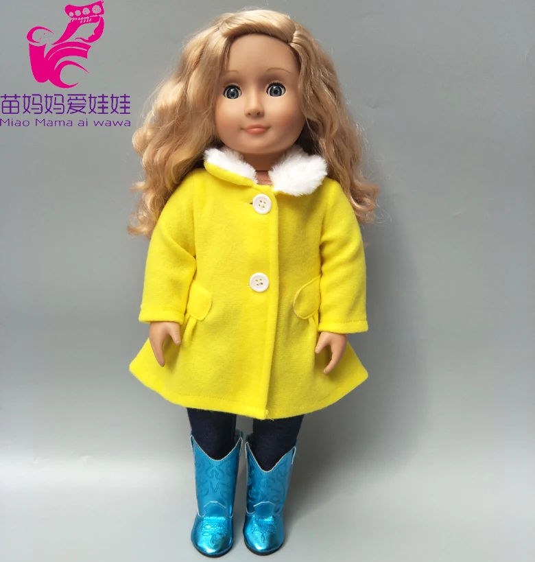 1" американская кукла комплект одежды для куклы куртка брюки 18 дюймов Кукла пальто брюки