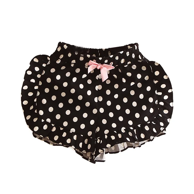 Summer New Children'S Clothing 2 3 4 5 6 7 8 9 10 Years Cute Sweet Princess Polka Dot Print Bow Shorts For Baby Kids Girls