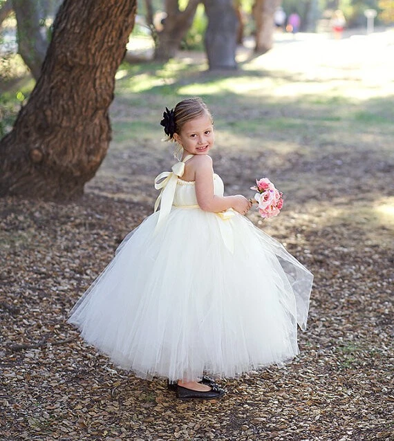 2017 New Flower Girl Dresses Princess Ball Gown Wedding Party Dress Communion Pageant Dress for Little Girls Kids/Children Dress