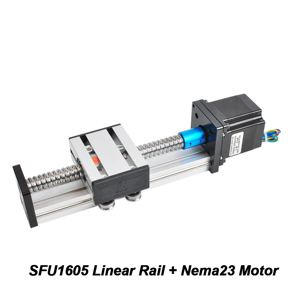 

SFU1605 600mm Linear Rail Guide 700mm Effective Stroke Length Module Table Ball Screw Rail Guide With Nema23 Stepper Motor