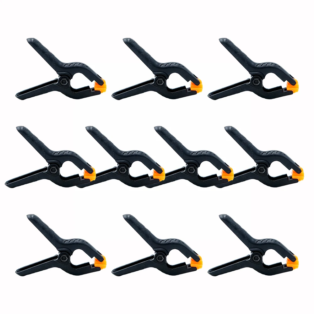 

25Pcs A shaped Plastic Clip Fixture Fastening Clamp for Smartphone Tablet Glued LCD Screen Fastening Clamps 2inch 65mm