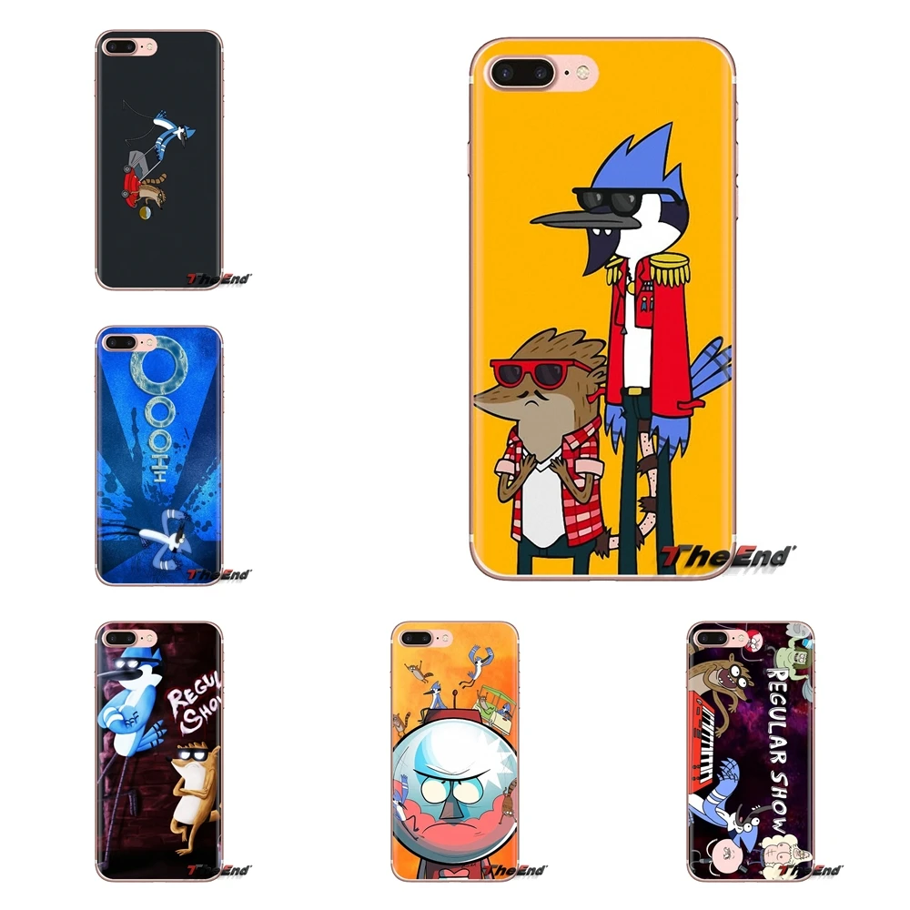 Прозрачный чехол из ТПУ для Huawei Mate Honor 4C 5C 5X 6X 7 7A 7C 8 9 10 8C 8X 20 Lite Pro standard Mordecai Rigby Blue Jay