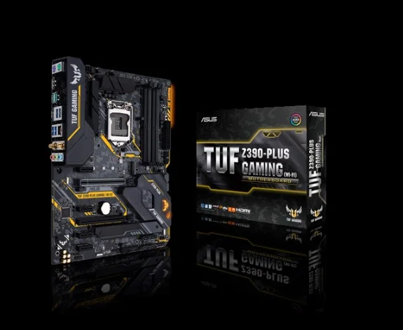

ASUS TUF Z390-PLUS GAMING Motherboard Intel LGA1151 4x DDR4 DIMM Max 64GB RAM PCI-E 3.0 DP HDMI SATA III M.2 ATX motherboard