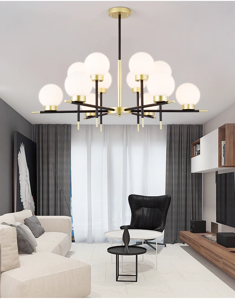 Современный минималистичный подвесной светильник в скандинавском стиле для гостиной, спальни, ресторана, креативная Волшебная подвеска в виде фасоли, lgihts
