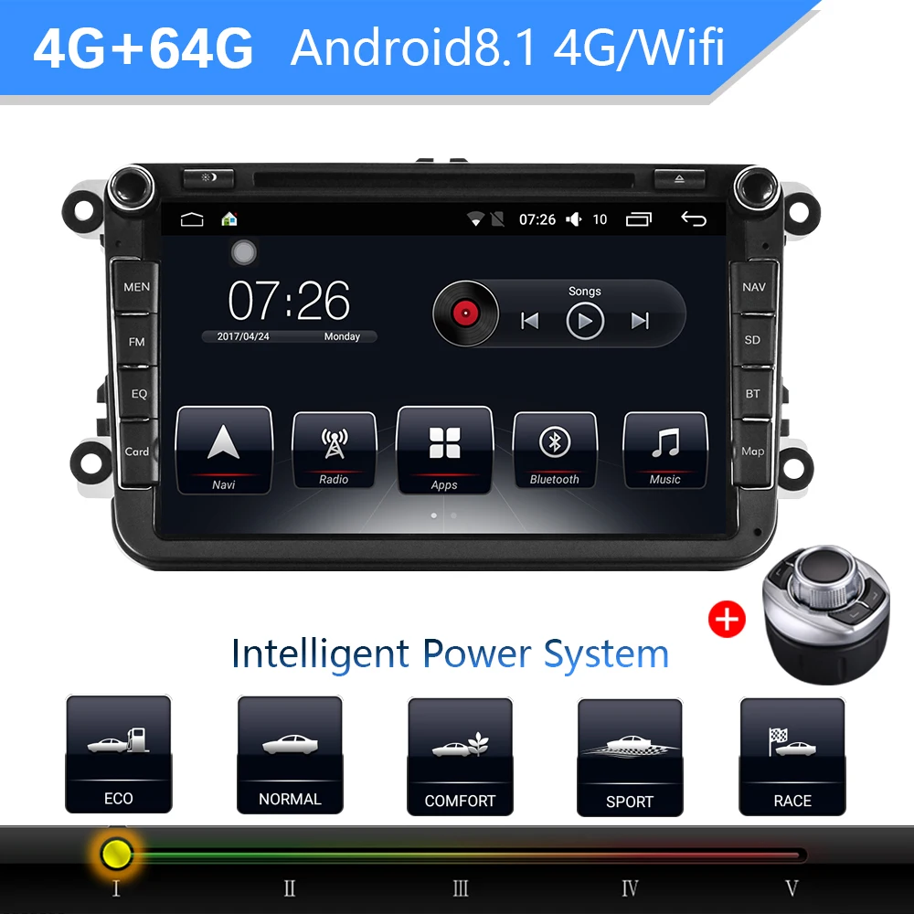 Car Multimedia player 2 Din Car DVD For VW/Volkswagen/Golf/Polo/Tiguan/Passat/Jetta /CC/SEAT/leon/Skoda/EOS 8