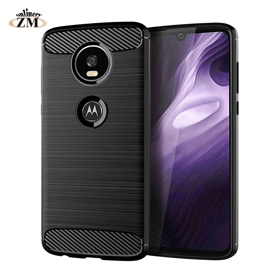 ZMonlinery Ультратонкий чехол из ТПУ для MOTO Z2 Z3 Z4 play Z 2018 силиконовый углеродного