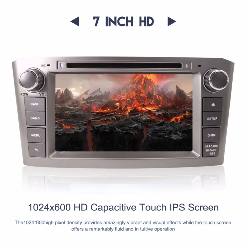 Автомагнитола 2 din на Android 10 0 4 + 32 ГБ DVD плеер для Toyota Avensis 2002 2008 головное устройство