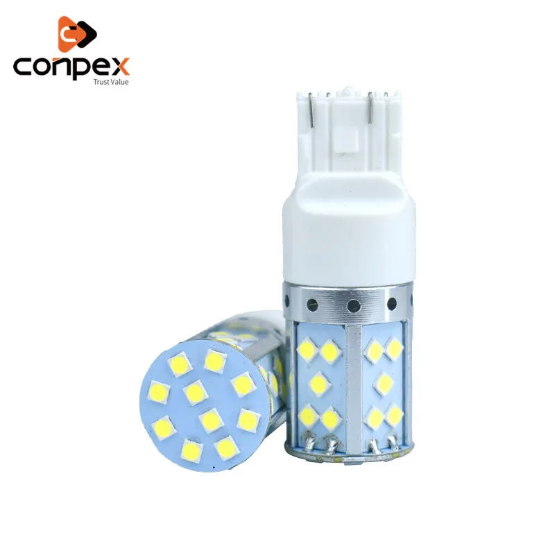 

conpex 12V T20 Turn Signal light CANBUS 7443 7440 Car Brake Turn Signal Auto Lamps parking lamp Brake Lights Tail Bulb twinkle