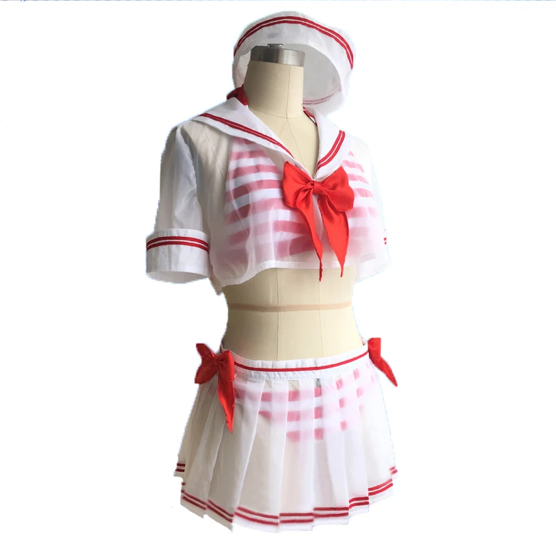 

Бикини Uzuki Shimamura Navy, костюм для косплея, униформа на заказ 11