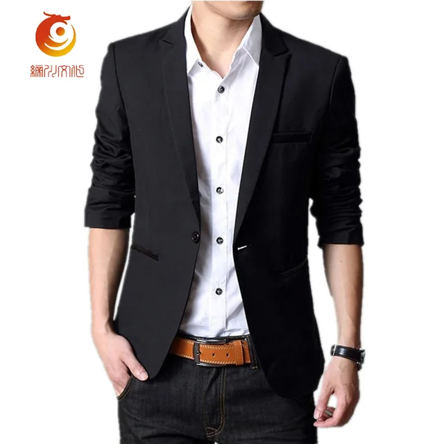 blazer homme slim fit Blazer Homme Noir Velours Veste de Costume Slim Fit