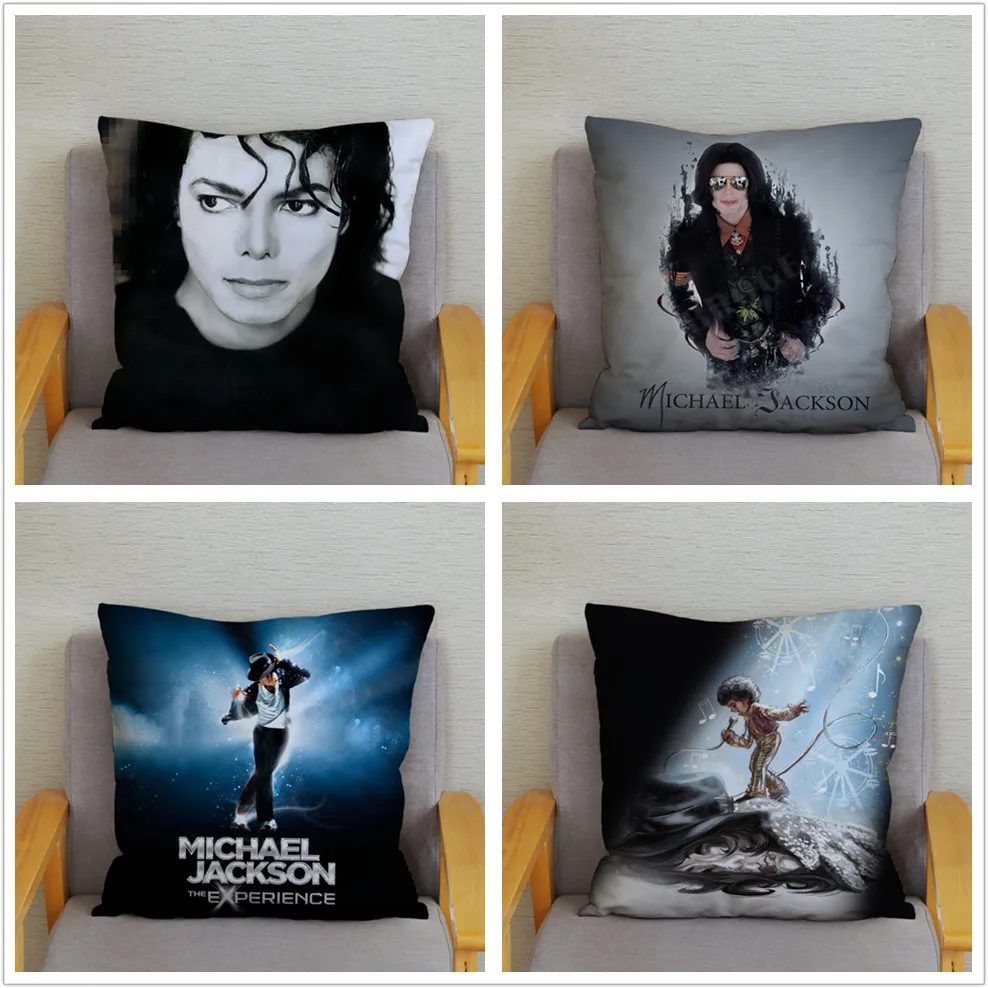 Super Star Michael Jackson HD Print Cushion Cover Super Soft Short Plush Pillow Covers 45*45 Pillows Cases Home Decor Pillowcase Cushions, Pillows 6f6cb72d544962fa333e2e: 450mm*450mm