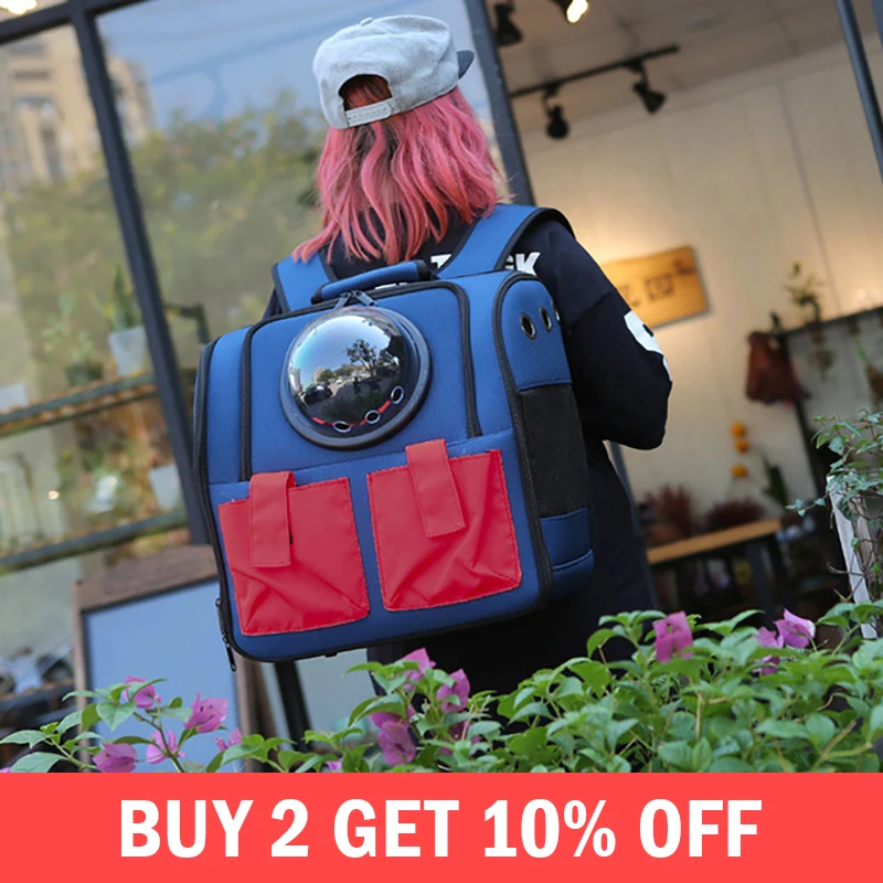 

Oxford Pet Backpack Carrier Dog Airy Cat Folding Cage Collapsible Crate Bags Pets Cats Supplies Transport Chien Puppy Products