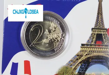 

2016 French European Football Championship coins 2 euros gift present original