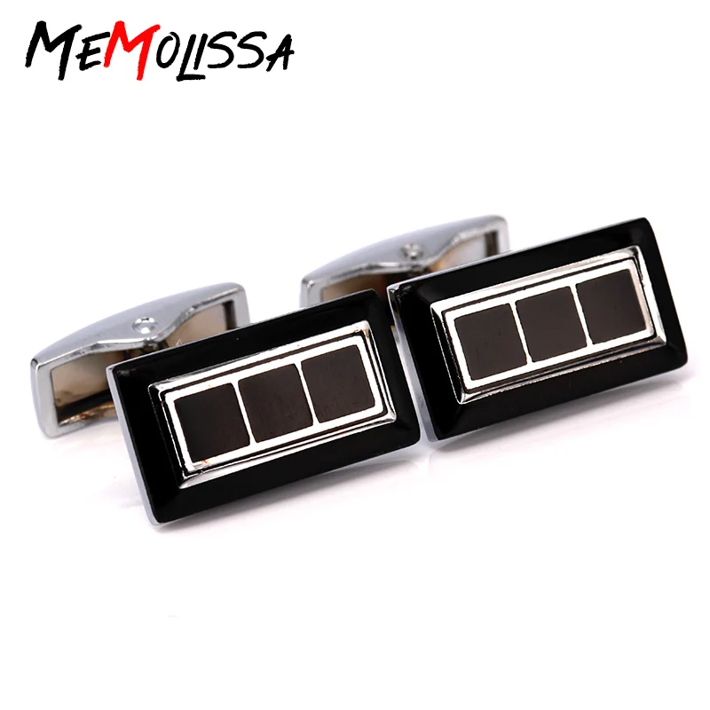 MeMolissa Luxury 2018 Новый манжетные запонки для рубашки мужские бренд манжеты Пуговицы