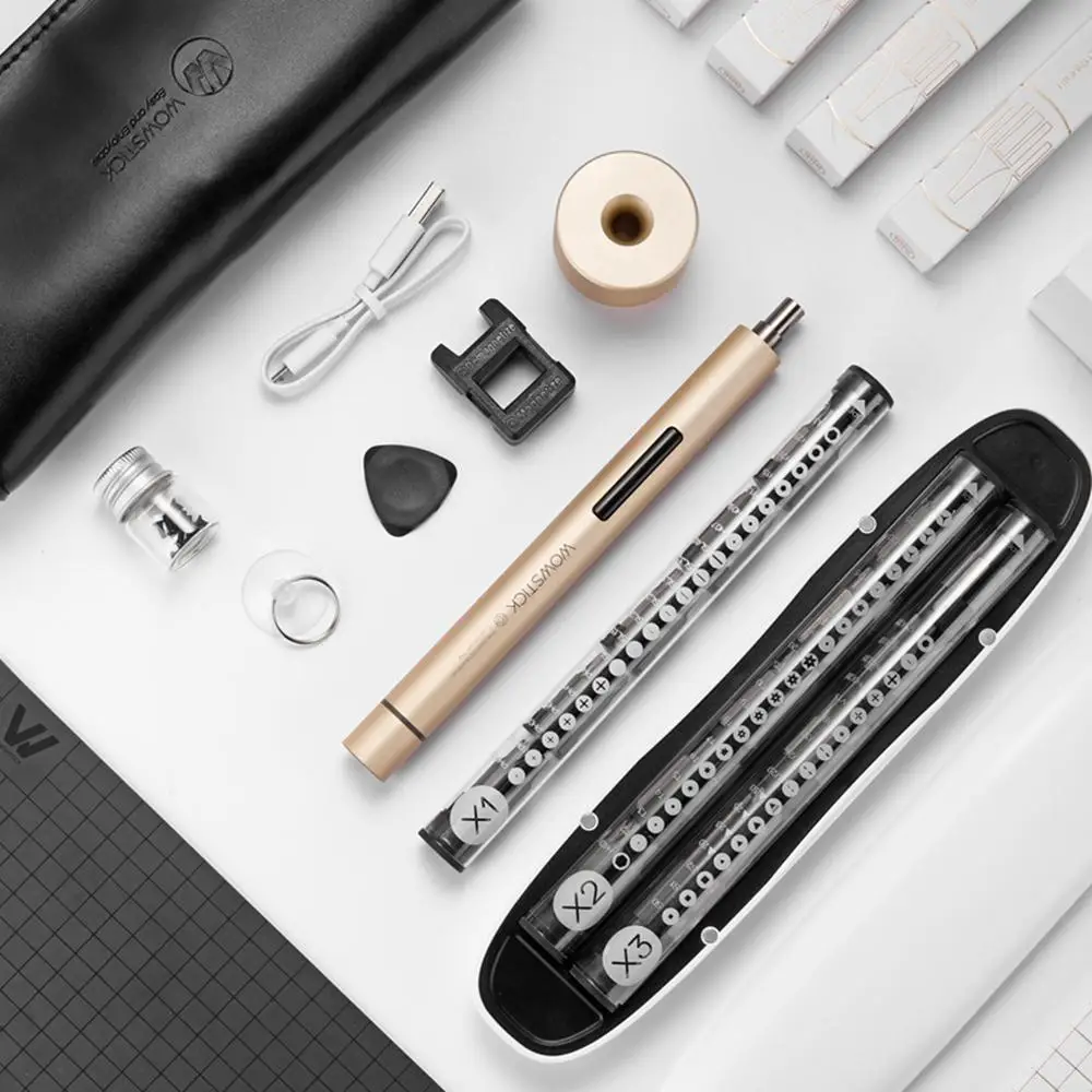 Wowstick 1 + прецизионная электрическая отвертка набор аккумуляторных зарядных