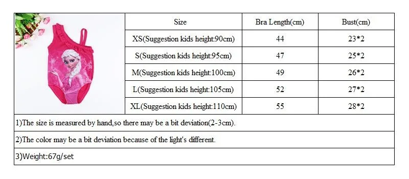Купальный костюм для От 2 до 9 лет девочек; купальный костюм для маленьких девочек; Купальник для девочек с героями мультфильма «Королева Эльза и Анна»; бикини для маленьких детей; цельный купальный костюм для девочек; C44