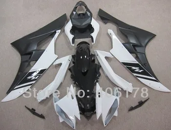 

Cheap Yzf600 R6 06 07 body kit For Yzf R6 2006 2007 Race Bike White and Black Fairings (Injection molding)