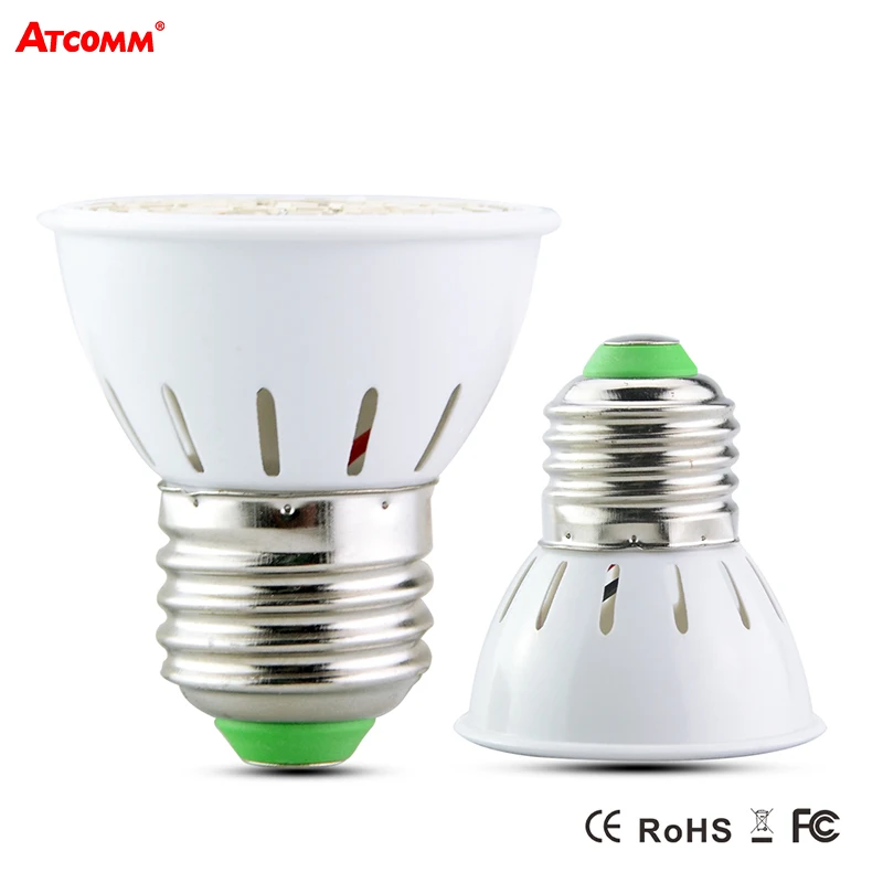 Full Spectrum E27 LED Grow Lights 15W 220V 40 Red + 20Blue LEDs