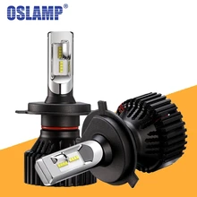 Oslamp T8 серии H4 светодиодный головной светильник H7 H11 9005 9006 светодиодный головной светильник 60 Вт 8000LM Автомобильный светодиодный головной светильник s лампы светодиодный светильник 6500K 12V