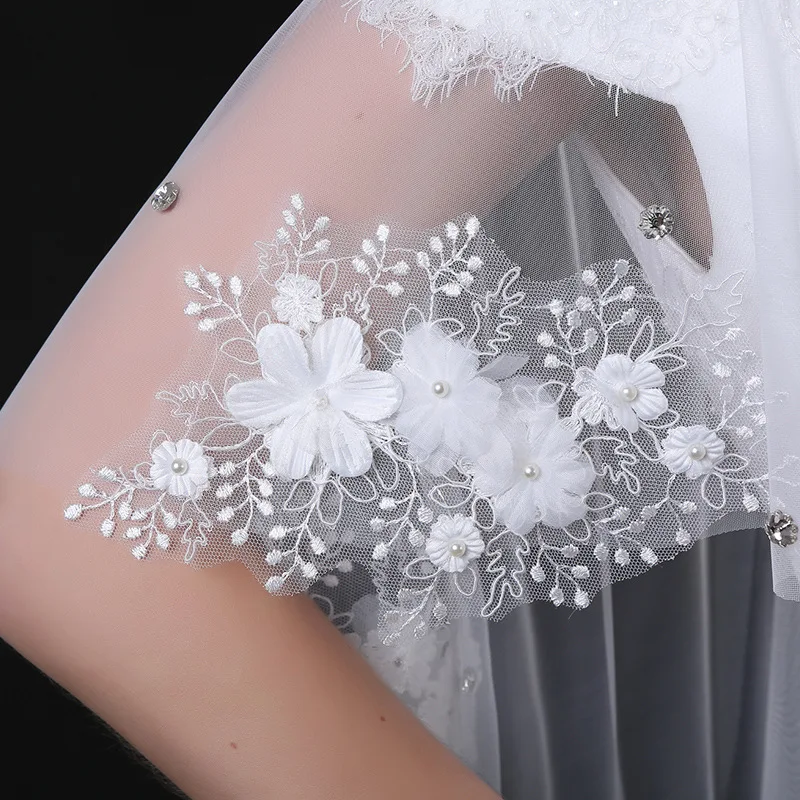JaneVini свадебные, с рукавами до локтя накидка свадебные куртки Кружева V шеи свадебное платье палантины Кнопка женщин обернуть жакет невесты