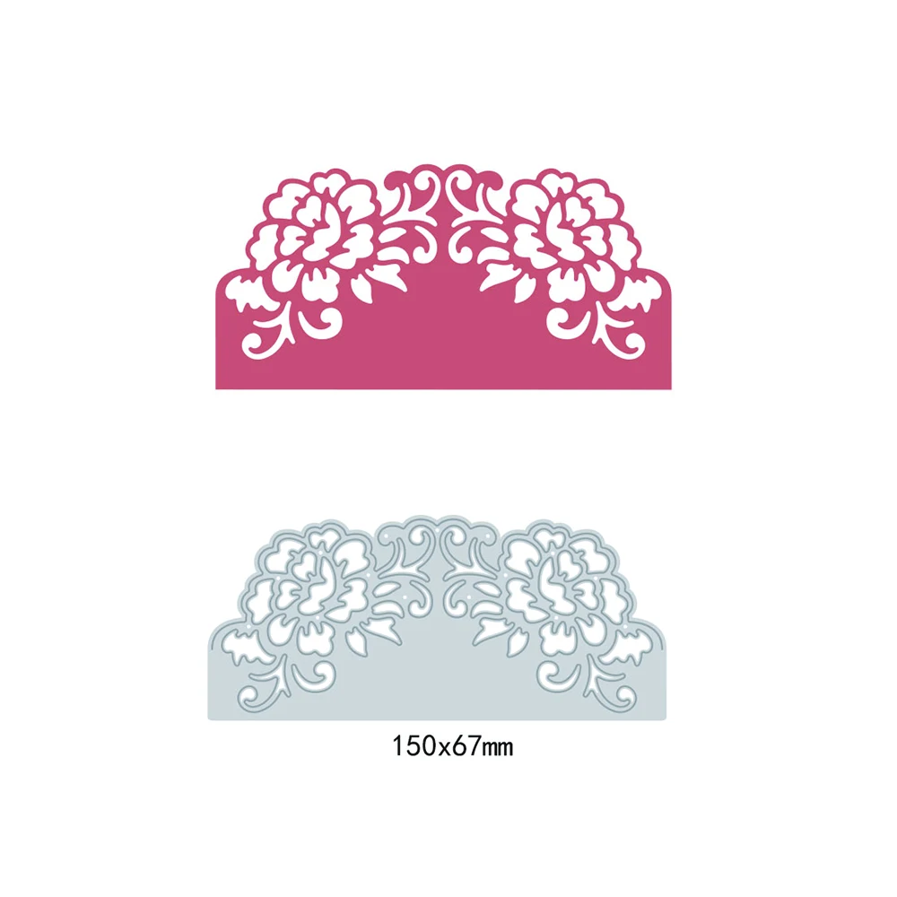 

Cutting Dies Stencil for lace cover decoration Decorative DIY Scrapbooking Photo Album Embossing Paper Cards 150x67mm