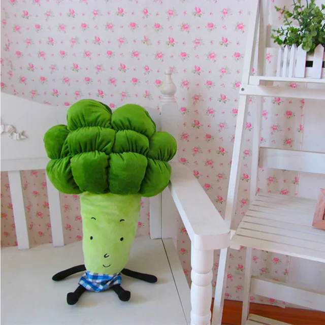 Cute Cartoon Vegetables Plush Toy Creative Carrot Broccoli Plush Pillow Stuffed Soft Toys For Children Kids Birthday Xmas Gift