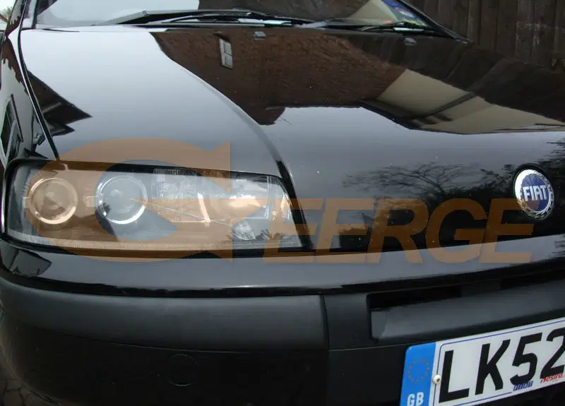 Для FIAT PUNTO Mk2 1999 2000 2001 2002 2003 фары отличное Ультра яркое освещение CCFL ангельские глазки комплект Halo Кольцо