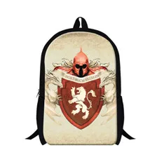 School Backpack Custom Daenerys Stormborn of the House Targaryen Game of Thrones Printed Kids School Bag free shipping