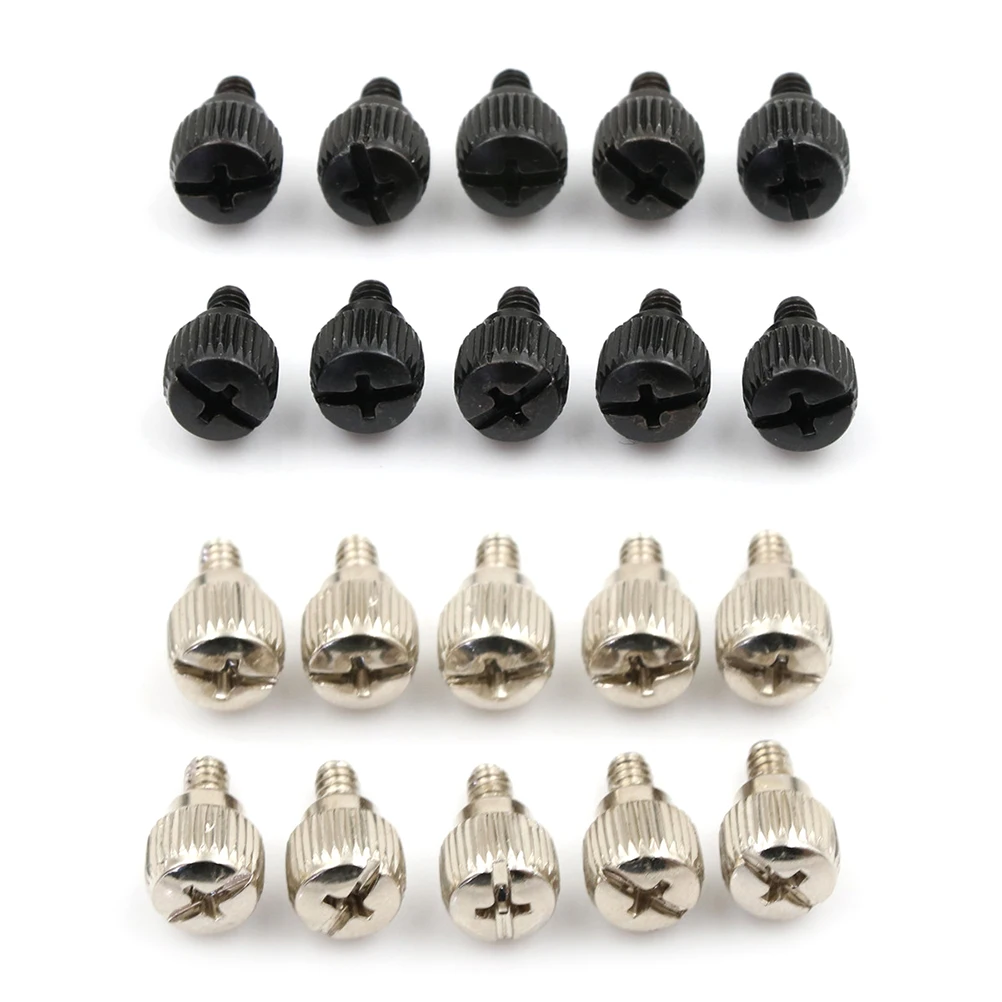 

10pcs/lot Computer Case Screws black or nickel computer case screw hand tighten thumb screw