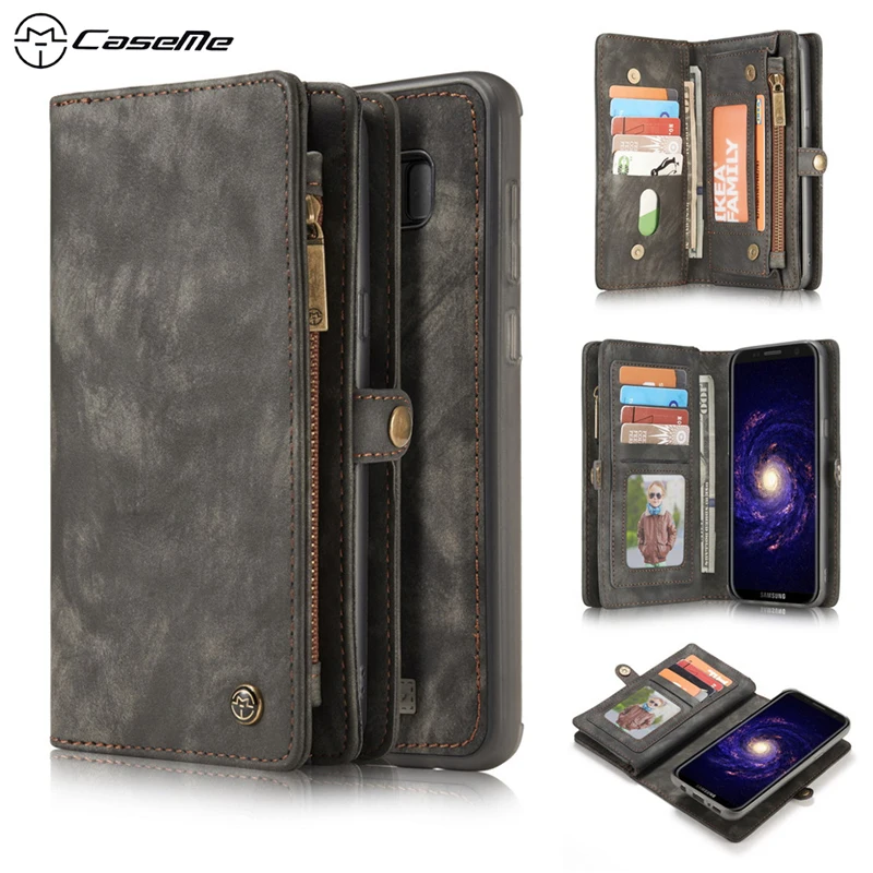 imágenes para Caja de la carpeta Para samsung galaxy s8 s8 más CASEME casos Retro cuero Partido Multi-ranura de la Carpeta para samsung g9500 s8 + caso imágenes para Caja de la carpeta Para samsung galaxy s8 s8 más CASEME casos Retro cuero Partido Multi-ranura de la Carpeta para samsung g9500 s8 + caso